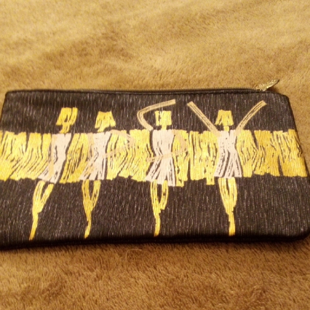 Stylish Black and Gold Clutch